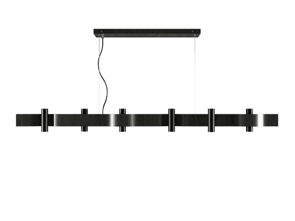 Accord Lighting - 1501.44 - 16 Light Pendant - Flow - Charcoal