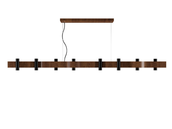 Accord Lighting - 1502.06 - One Light Pendant - Flow - Imbuia
