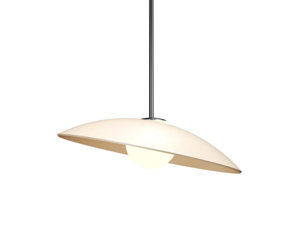 Accord Lighting - 1522.48 - One Light Pendant - Oyster - Organic Cappuccino