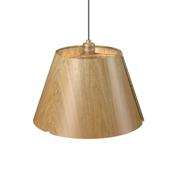 Accord Lighting - 1536.09 - One Light Pendant - Element - Louro Freijo