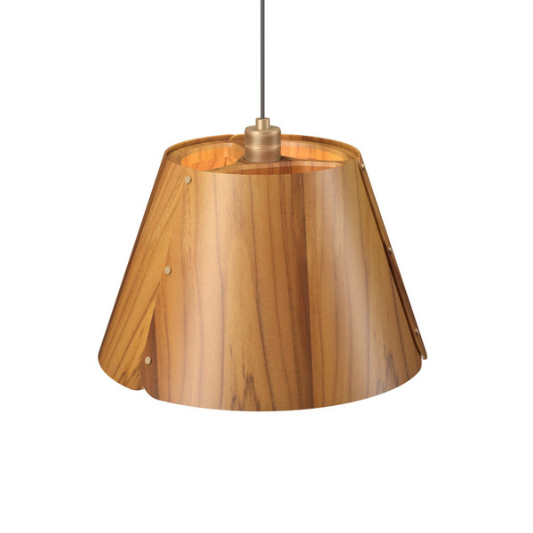 Accord Lighting - 1536.12 - One Light Pendant - Element - Teak