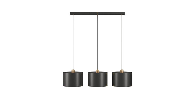 Accord Lighting - 1542.50 - Three Light Pendant - Element - Organic Grey