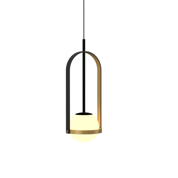 Accord Lighting - 1544.49 - One Light Pendant - Strap - Organic Gold