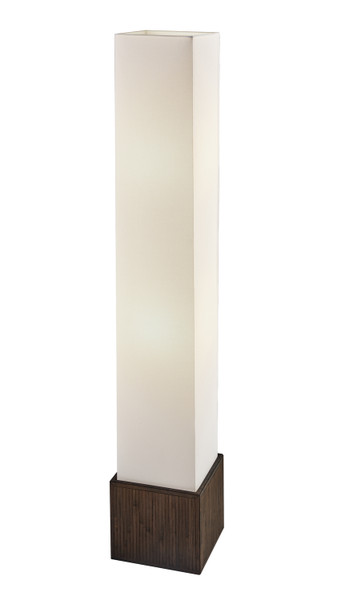 Adesso Home - 3004-14 - Two Light Floor Lamp - Sebu - Teak Brown Bamboo