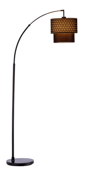 Adesso Home - 3029-01 - Arc Lamp - Gala - Black
