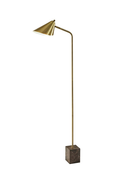 Adesso Home - 4247-21 - Floor Lamp - Hawthorne - Antique Brass