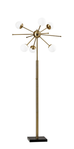 Adesso Home - 4271-21 - LED Floor Lamp - Doppler - Antique Brass