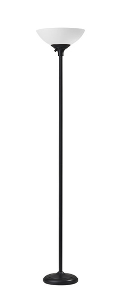 Adesso Home - 7506-01 - Two Light Torchiere - Glenn - Black