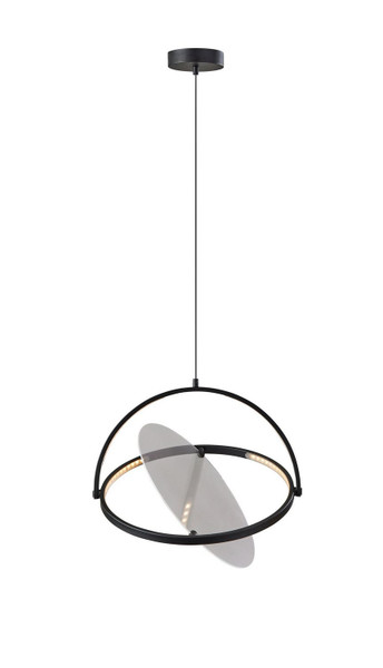 Adesso Home - AD9201-01 - LED Pendant - Orsa - Black