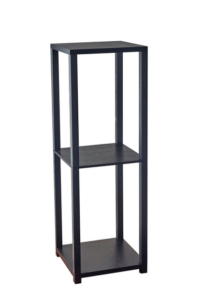 Adesso Home - AR3511-01 - Pedestal - Lawrence - Black Wood Pvc Veneer