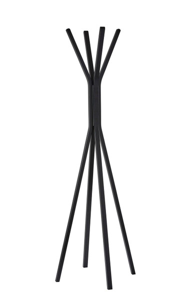 Adesso Home - WK3809-01 - Coat Rack - Toby - Plywood W. Black Oak Wood Veneer