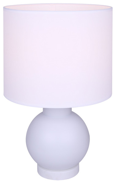 Canarm - ITL2292B19WH - One Light Table Lamp - Sable - Matte White