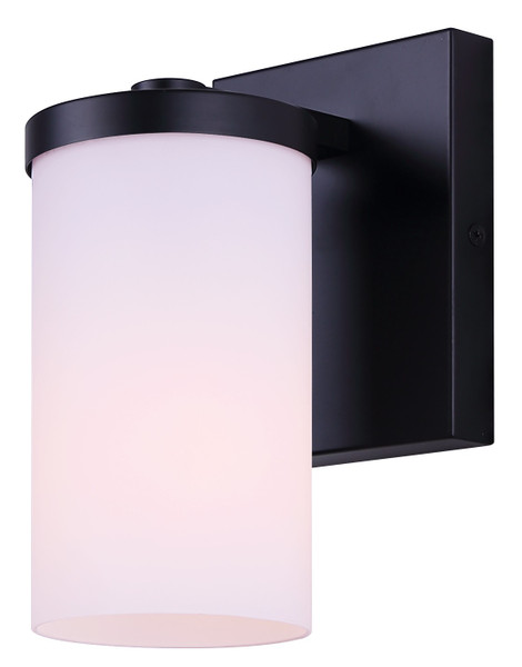 Canarm - IVL1234A01BK-FO - One Light Wall Sconce - Britton - Matte Black
