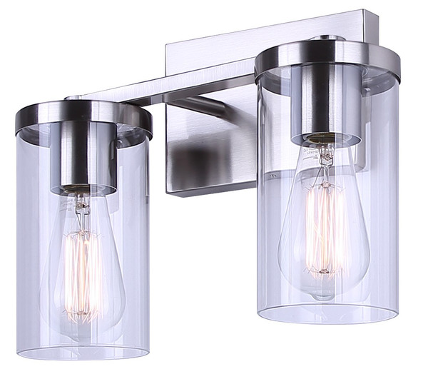 Canarm - IVL1234A02BN - Two Light Vanity - Britton - Brushed Nickel