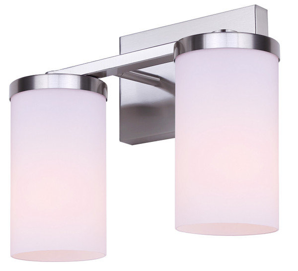 Canarm - IVL1234A02BN-FO - Two Light Vanity - Britton - Brushed Nickel