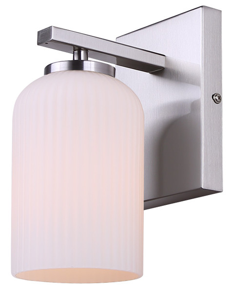 Canarm - IVL1241A01BN - One Light Wall Sconce - Bram - Brushed Nickel