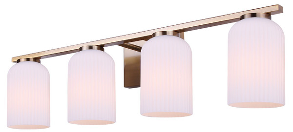 Canarm - IVL1241A04GD - Four Light Vanity - Bram - Gold