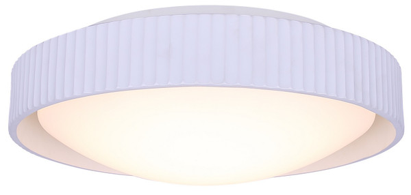 Canarm - LFM337A17WHR - LED Flush Mount - Harvey - Matte White