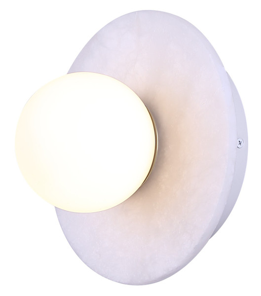 Canarm - LWF336A01WHG - LED Wall Sconce - Fenn - Gold/ Matte White