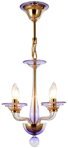 Crystorama - 9924-GD-AM - Four Light Mini Chandelier - Stella - Gold
