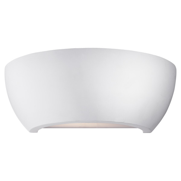 Visual Comfort Signature - ARN 2612PW-FA - One Light Wall Washer - Arvour - Plaster White