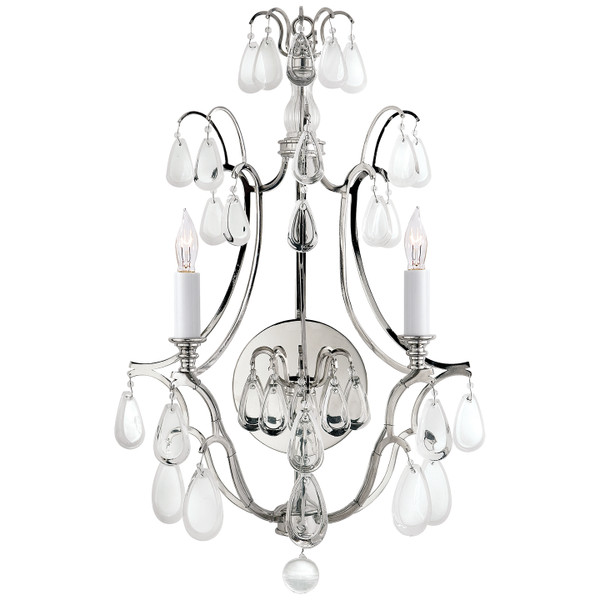 Visual Comfort Signature - CHD 1555PN-CG - Two Light Wall Sconce - Penhurst - Polished Nickel