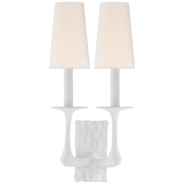 Visual Comfort Signature - CHD 2315PW-L - Two Light Wall Sconce - Gabriel - Plaster White