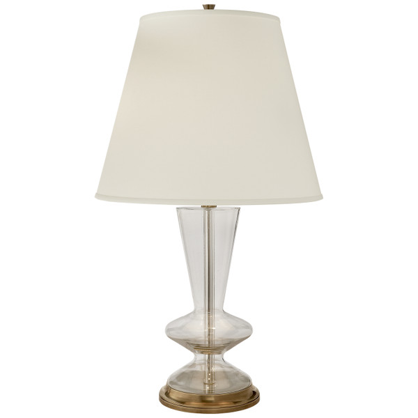 Visual Comfort Signature - TOB 3509HAB/CG-PL - Two Light Table Lamp - Arpel - Clear Glass w/ Brass