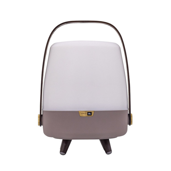 Adesso Home - 1202-15 - LED Speaker Lamp - Lite Up Play Mini - Earth - Light Brown/Taupe