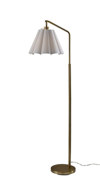 Adesso Home - 2608-21 - Floor Lamp - Lyra - Antique Brass