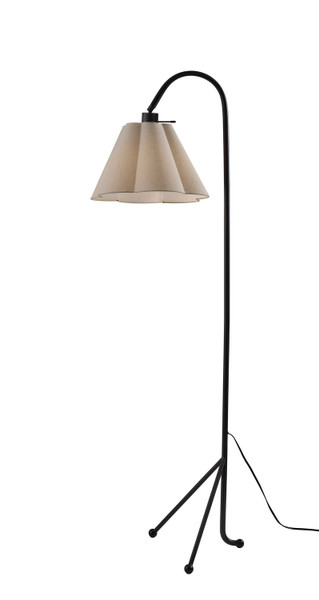 Adesso Home - 9409-01 - Floor Lamp - Kendra - Black