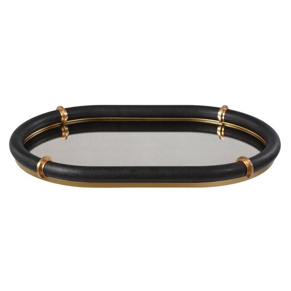 Uttermost - 18383 - Tray - Cyprus - Black
