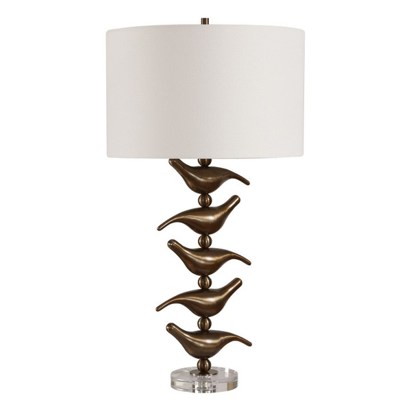 Uttermost - 30778 - One Light Table Lamp - Sing Song - Antiqued Gold