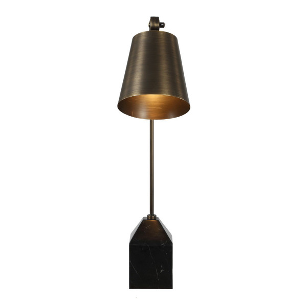 Uttermost - 30798-1 - One Light Desk Lamp - Hutchinson - Golden Bronze