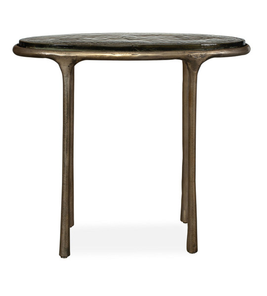 Uttermost - 50615 - Accent Table - Ata - Antique Brass