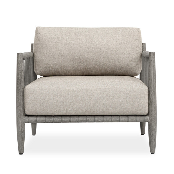 Uttermost - 53152 - Lounge Chair - Borneo - Dark Gray