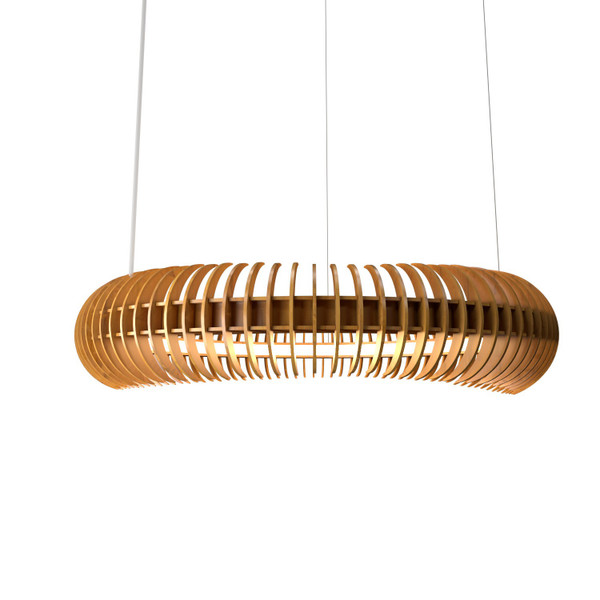 Accord Lighting - 1533LED.12 - LED Pendant - Stecche di Legno - Teak