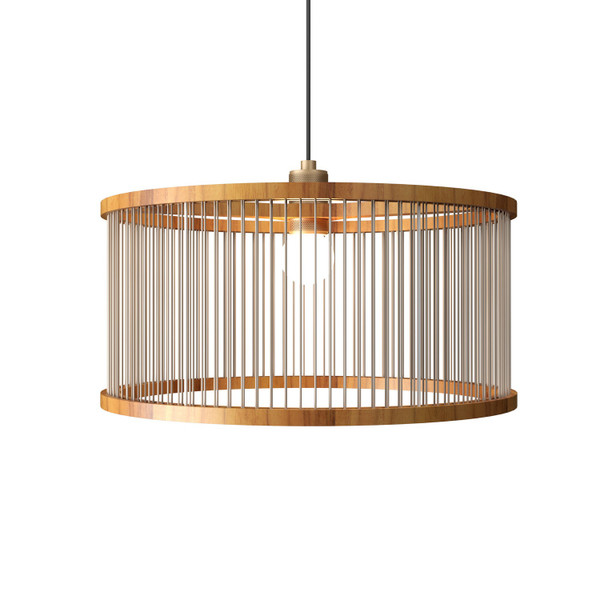 Accord Lighting - 1537.12 - One Light Pendant - Corda - Teak