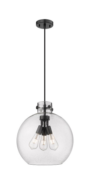 Innovations - 410-3PL-BK-G410-14SDY - Three Light Pendant - Downtown Urban - Matte Black