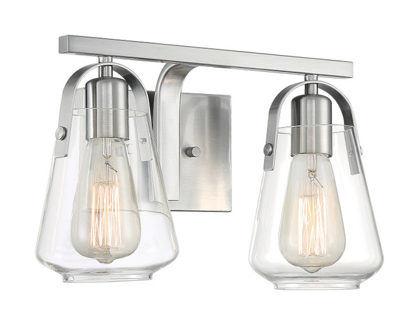Nuvo Lighting - 60-7112 - Two Light Vanity - Skybridge - Brushed Nickel