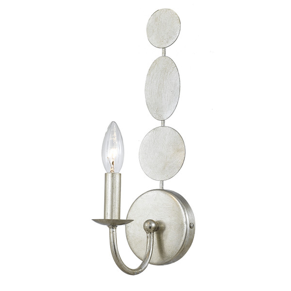 Crystorama - 541-SA - One Light Wall Mount - Layla - Antique Silver