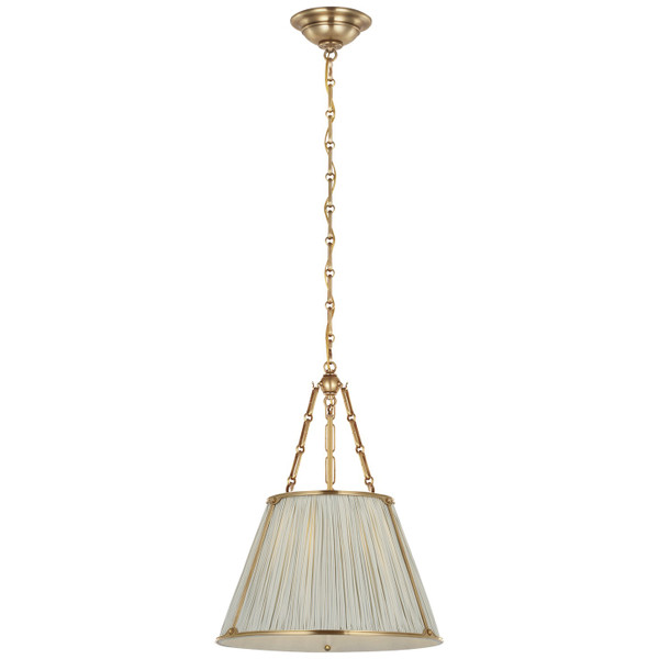 manufacturer_finish:Hand-Rubbed Antique Brass|manufacturer_glass:9 x 15.5 x 10.25 Blue Charee Stripe Pleat