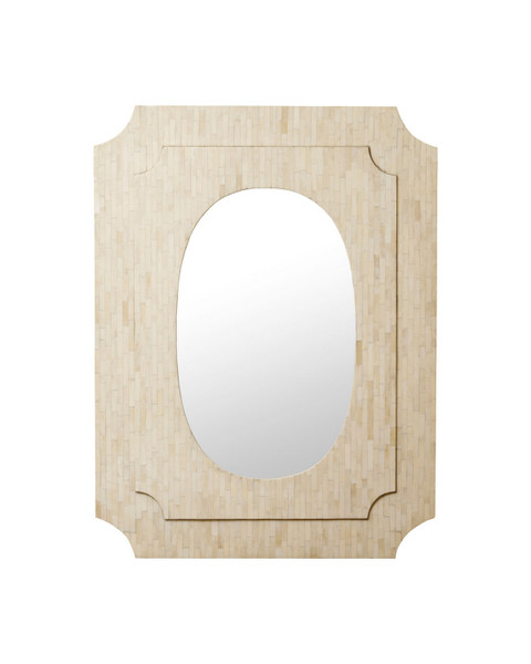 Currey and Company - 1000-0180 - Mirror - Sentimental - Natural / Brass