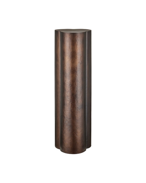 Currey and Company - 4000-0273 - Pedestal - Trebol - Bronze