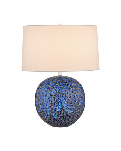 Currey and Company - 6000-1077 - One Light Table Lamp - Mantilla - Blue