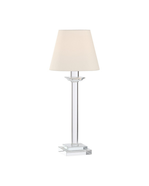 Currey and Company - 6700-0026 - One Light Table Lamp - Homecoming - Clear