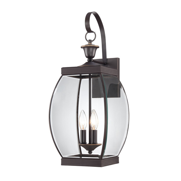 Quoizel - OAS8409Z - Three Light Outdoor Wall Lantern - Oasis - Medici Bronze