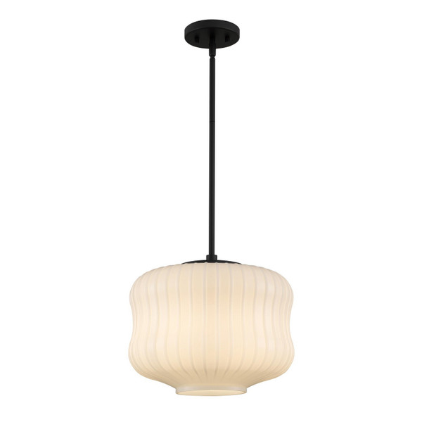 Quoizel - CARA1814MBK - One Light Pendant - Cara - Matte Black