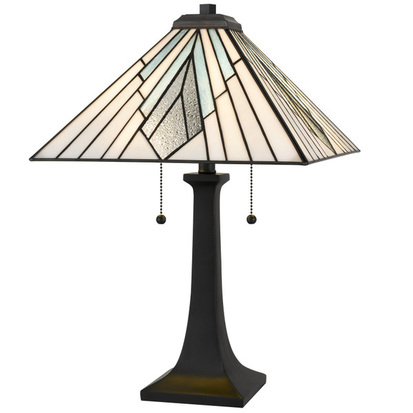 Quoizel - TFDV6323MBK - Two Light Table Lamp - Duvane - Matte Black