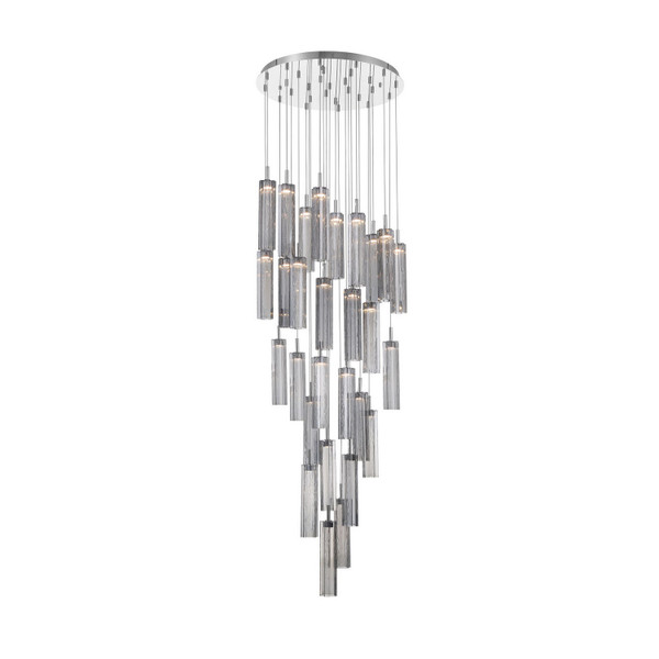 Crystorama - ADD-415-CH-SM - LED Pendant - Addis - Polished Chrome